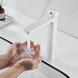 Смеситель для раковины Shevanik S9911C белый